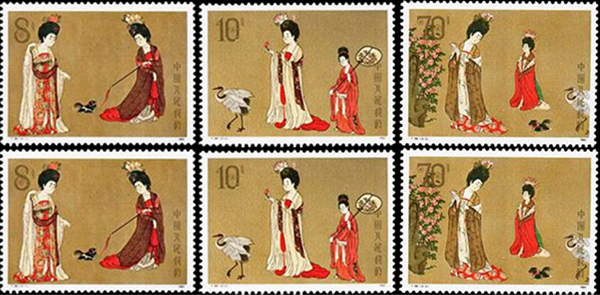 中国妇女邮票价格表,关于中国古典女性的邮票