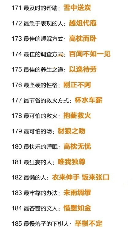 趣味成语大全100个小学生版,小学生必学100个成语