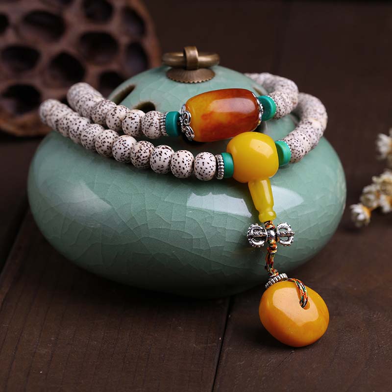 星月菩提弟子珠打结图解,单圈星月菩提怎么穿线图解