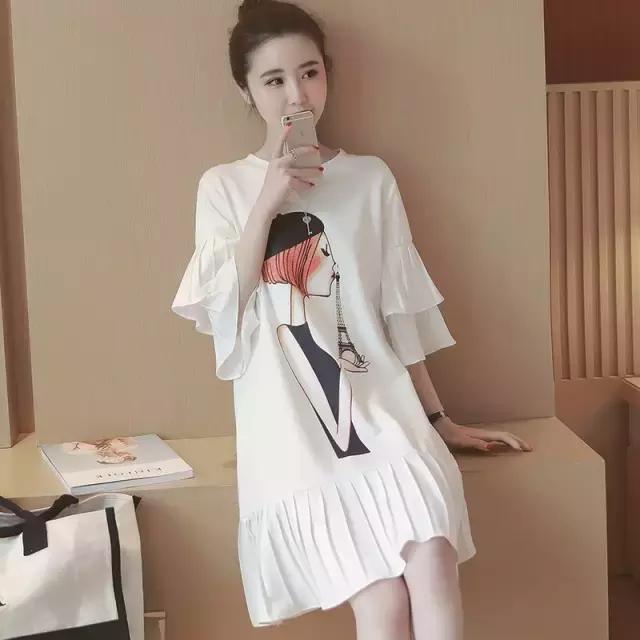 只需三步就能学会,一件简单的长款t恤