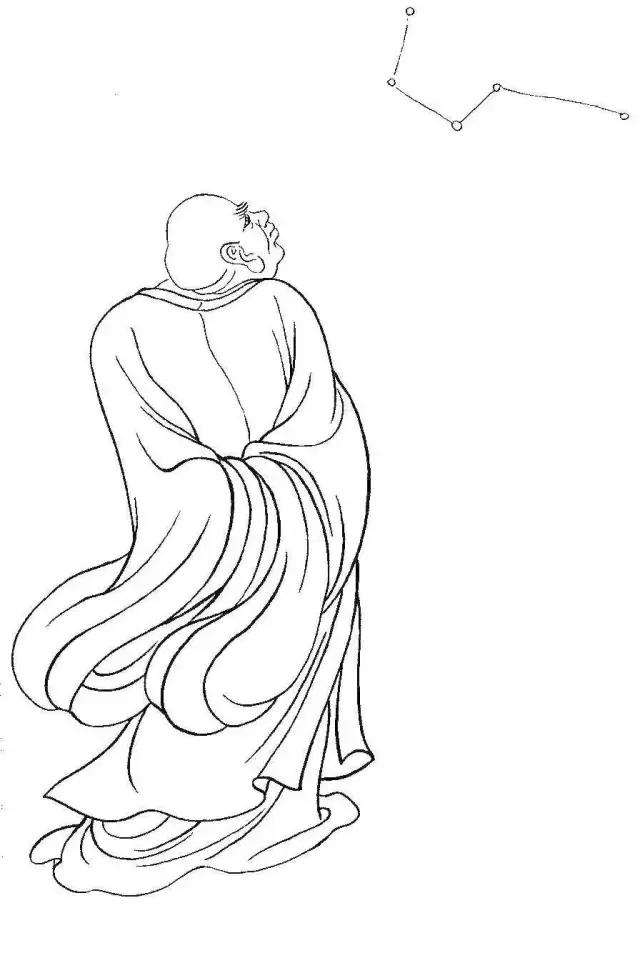 白描罗汉全本,罗汉白描100幅