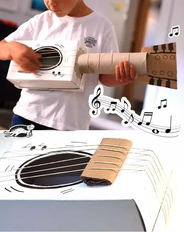 创意纸板diy玩具,纸箱diy儿童玩具简单