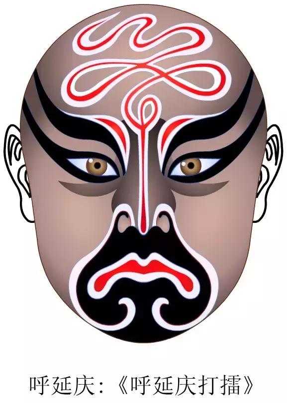 中国京剧脸谱高清典藏,京剧白色脸谱代表人物