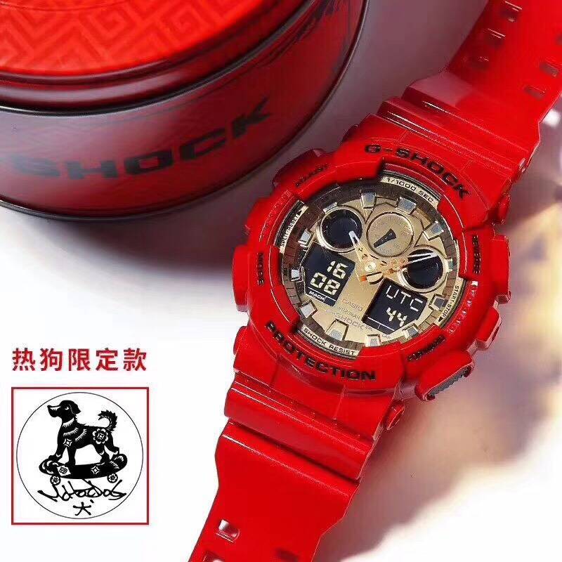 卡西欧g-shock狗年限定多少钱,卡西欧g-shockga-100绿色