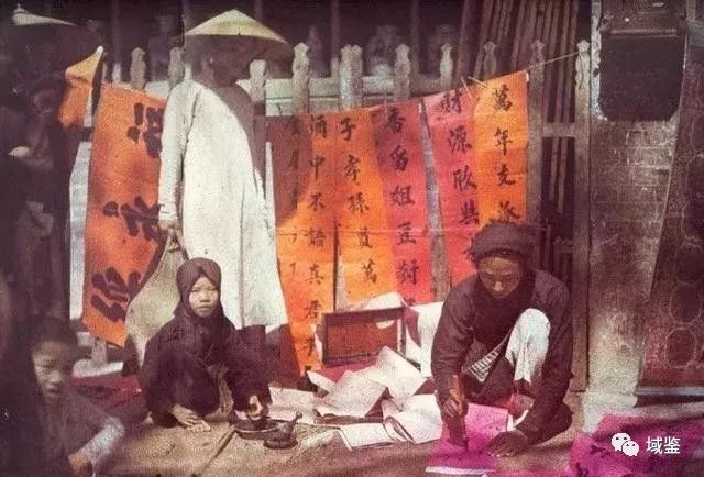 1百多年前法国人拍下的清朝照片,美国珍藏的中国晚清彩照