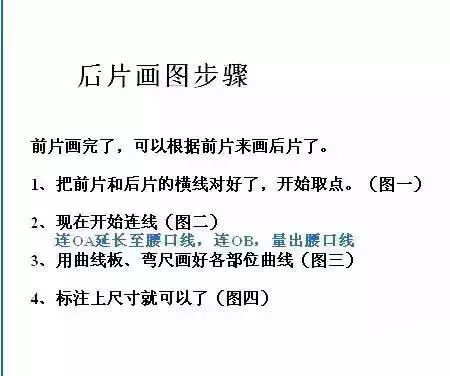 讲解裁剪裤子,一步一步画裤子裁剪图