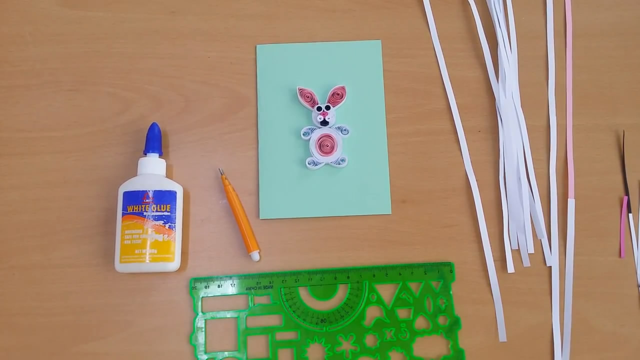 小兔子贺卡怎么做超级萌的那种,贺卡制作方法简单又漂亮的小兔子