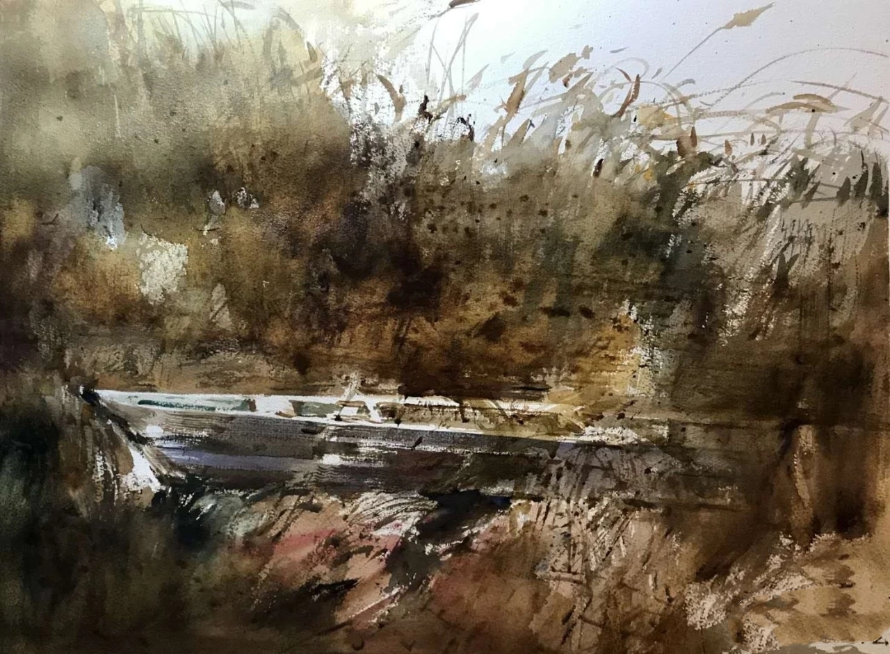 一组水彩,治愈型水彩作品