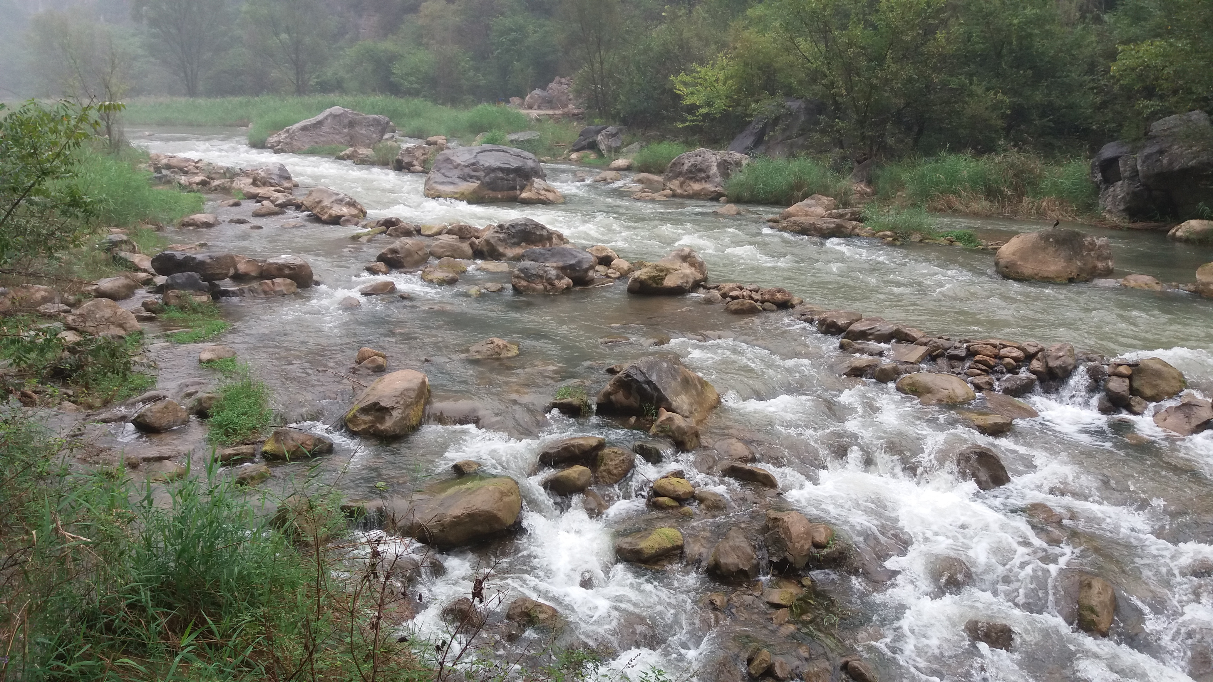 青山绿水船景区,焦作市博爱县青天河旅游景点