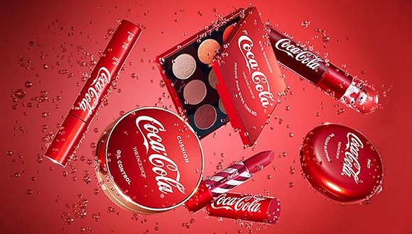 可口可乐全系列彩妆,可口可乐和thefaceshop联名