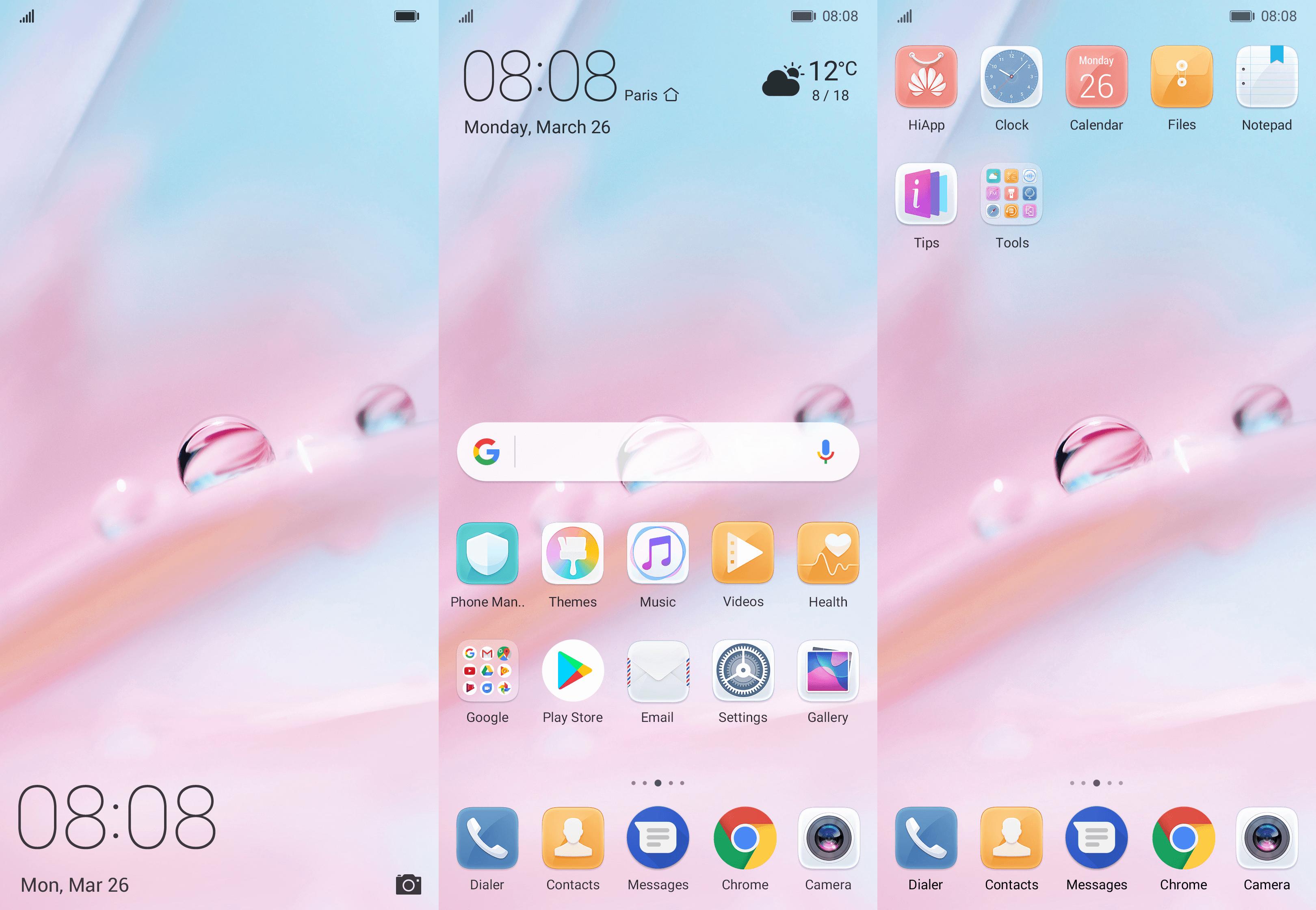 华为p20主题怎么还原最初的,华为p20新生活主题桌面布局