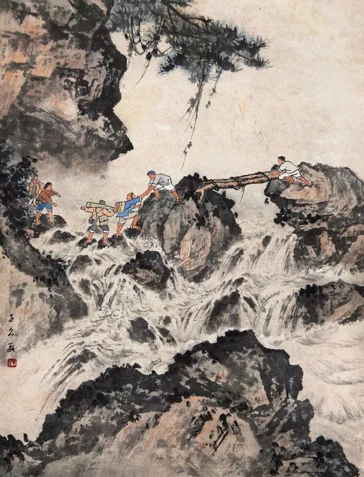 写意山水花鸟画精品欣赏,吴待秋山水画精品欣赏图文