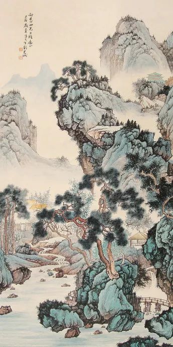 写意山水花鸟画精品欣赏,吴待秋山水画精品欣赏图文