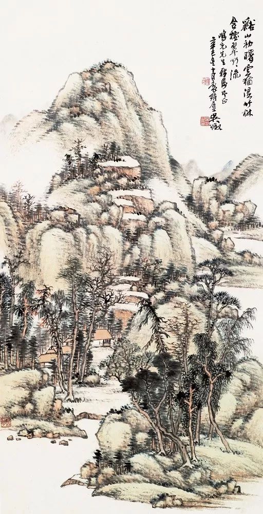 写意山水花鸟画精品欣赏,吴待秋山水画精品欣赏图文