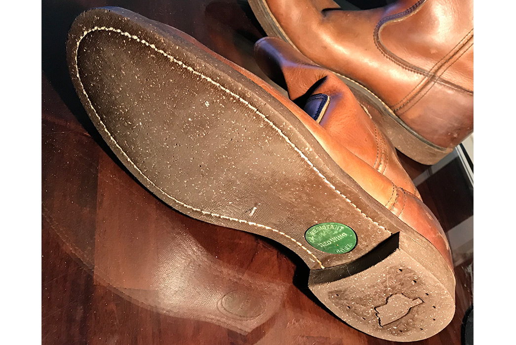 「养牛」落色故事——RedWingPecos皮靴（10年以上）