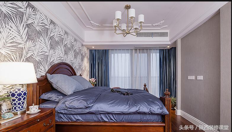 280平轻奢美式,120平美式轻奢风高级蓝灰