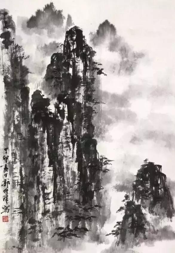 郭传璋山水高清,郭传璋山水画作品欣赏