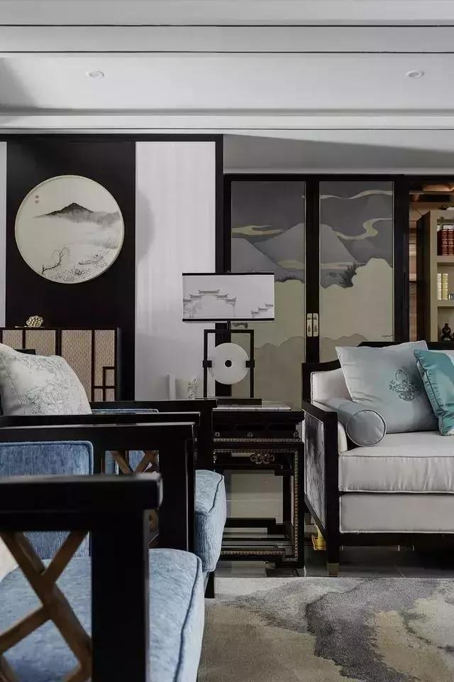 国风古韵中式风格豪宅装修,家居中式设计轻奢