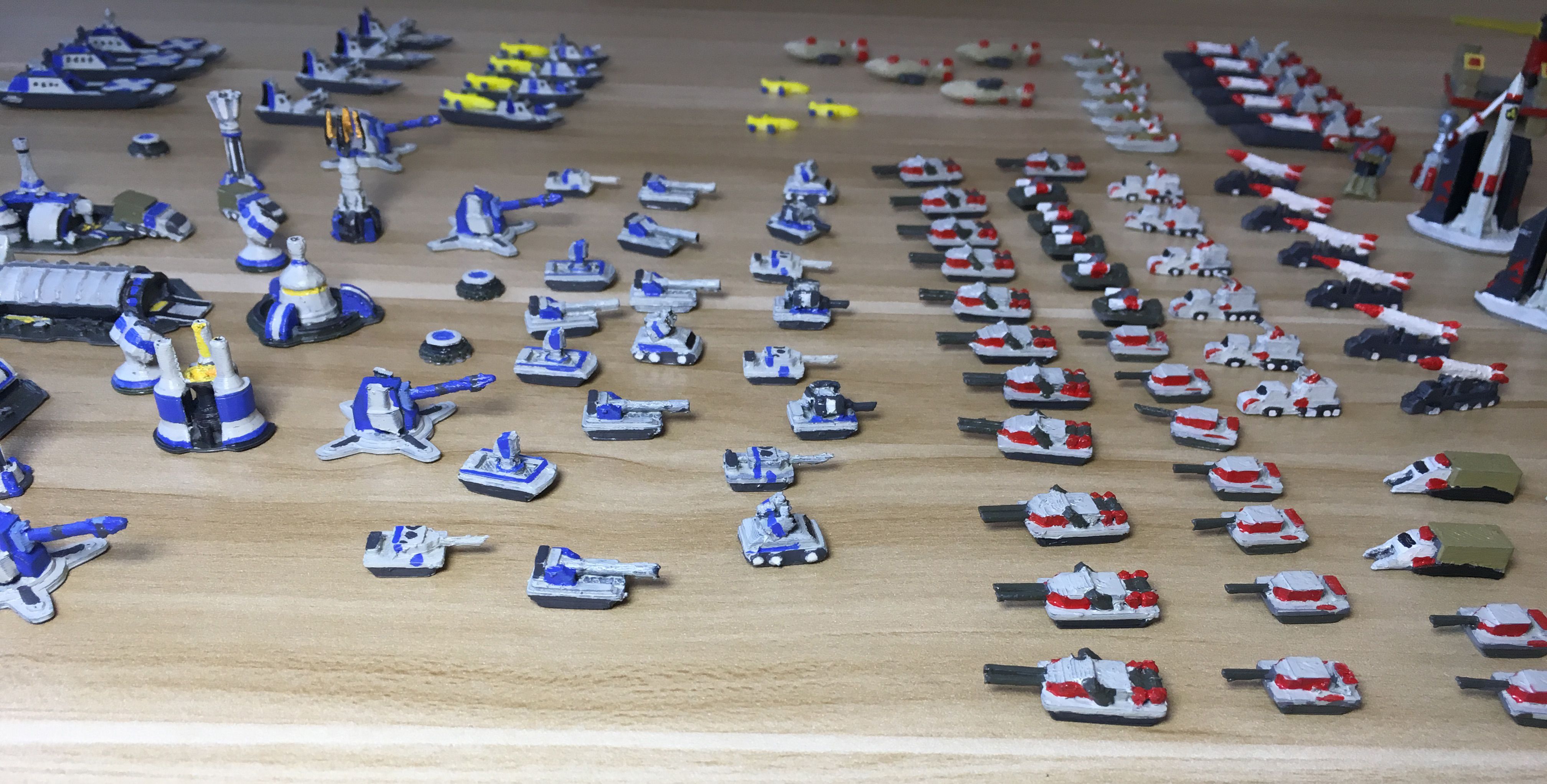 红色警戒各阵营的模型,红色警戒的高清建模