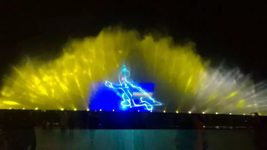 水幕秀震撼视频,西递水幕光影秀