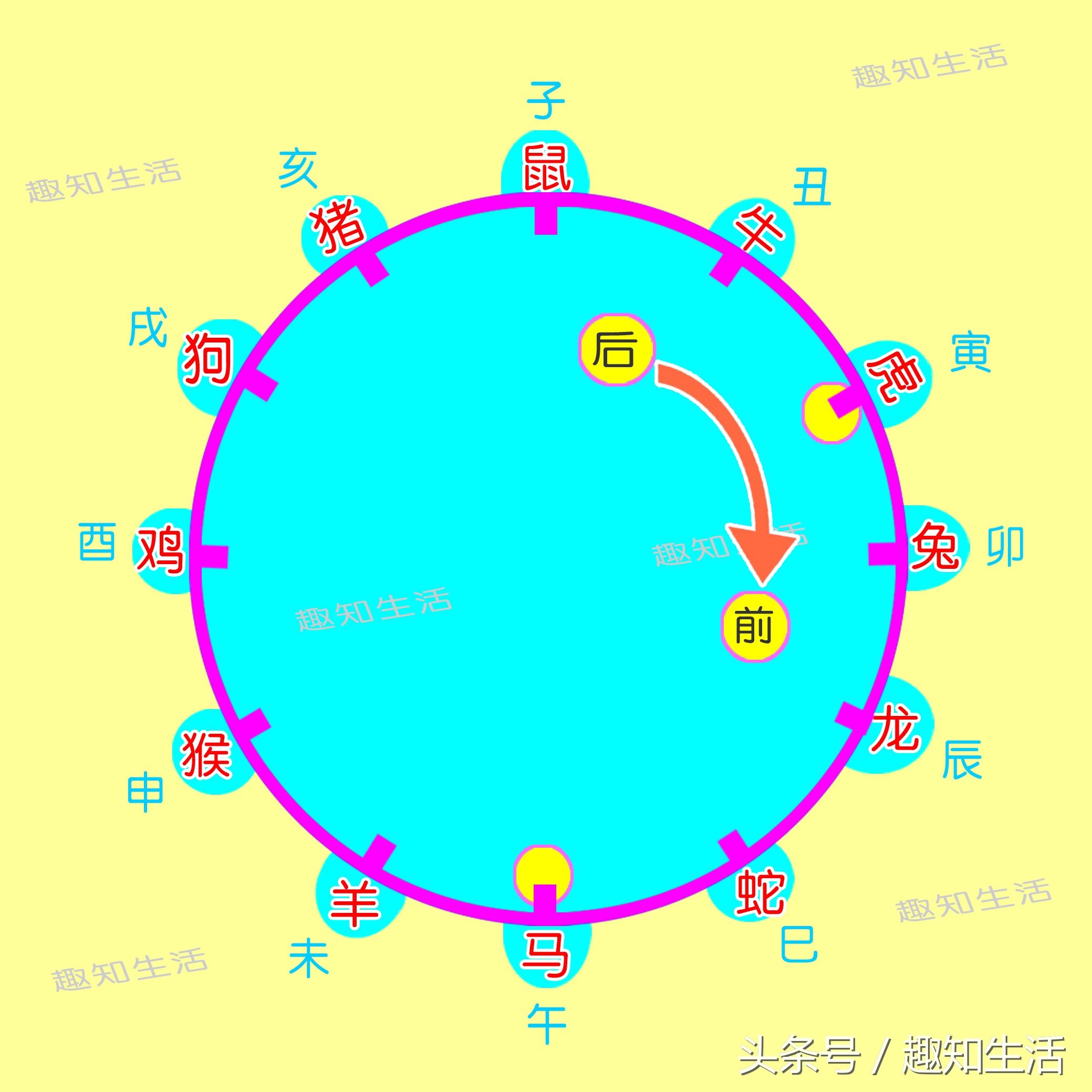根据属相快速计算年龄图,各种属相年龄对照表大全图