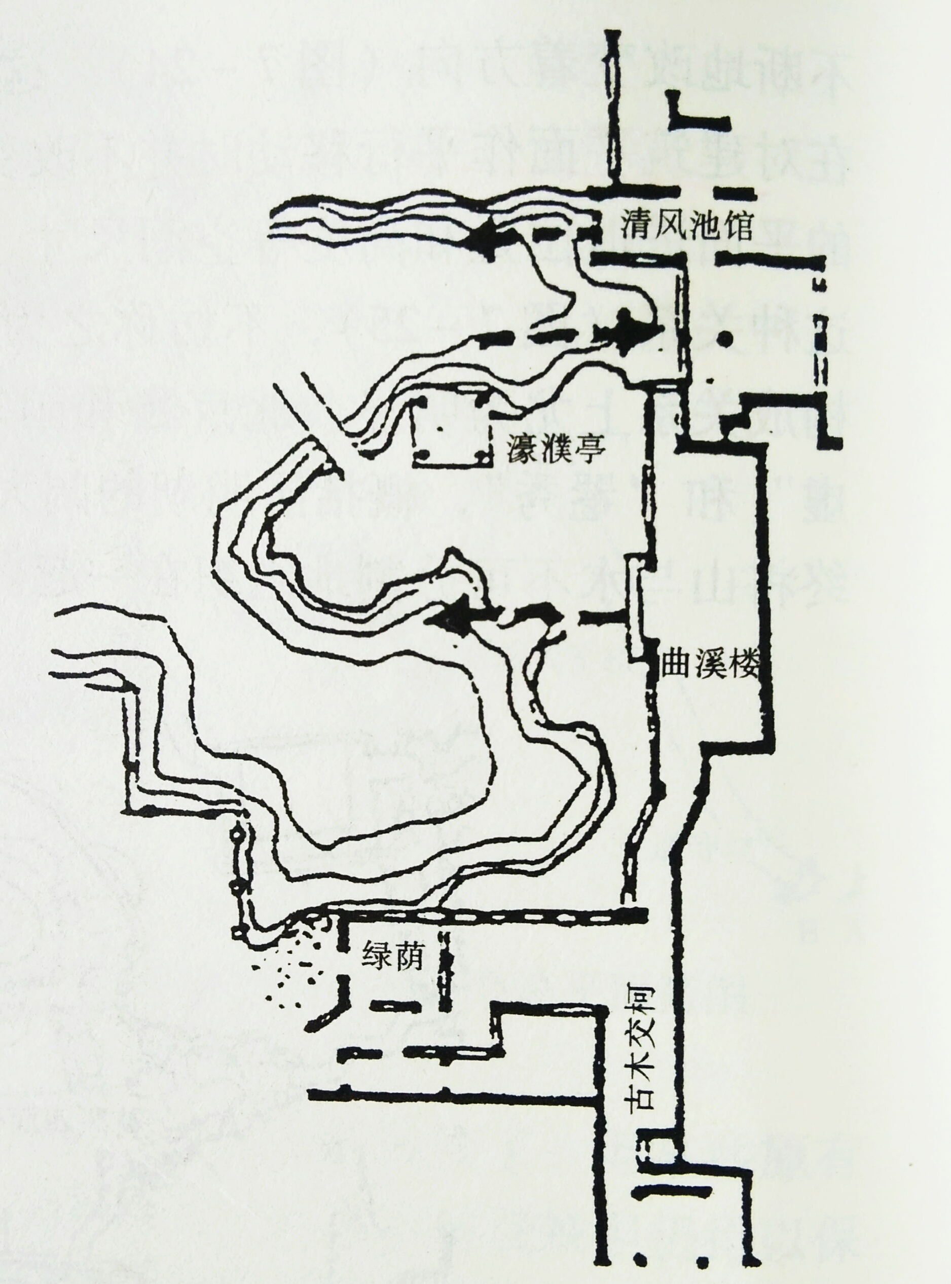 园林建筑排布讲究观景空间布局,园林建筑布局