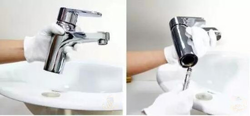 冷热水龙头和单冷水龙头安装孔径,水龙头安装技巧小视频