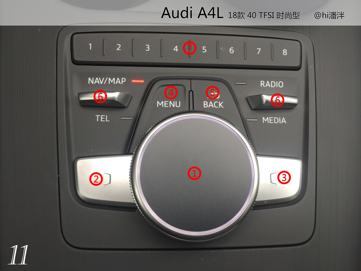 奥迪a4l40时尚动感按键与功能,奥迪a4l40豪华动感型按键讲解