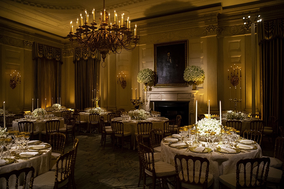 美国总统国宴菜,历届美国总统访华国宴