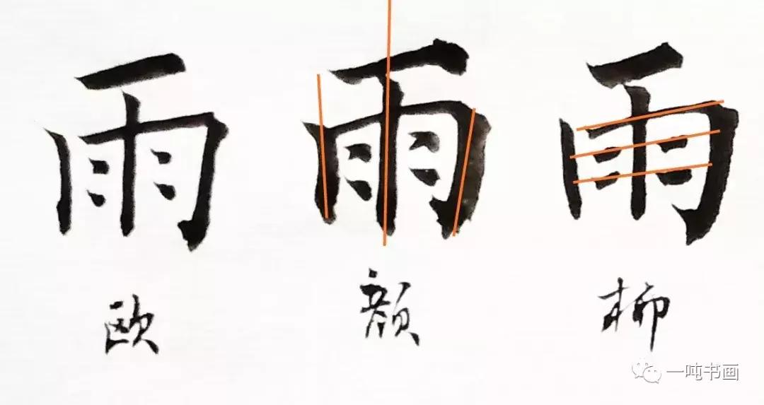 五体《千字文》35：致，36：雨