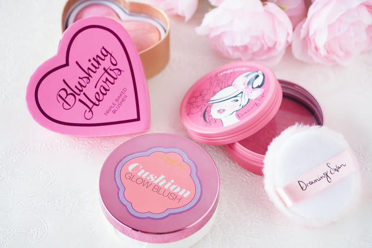 彩妆夏季限定腮红色号搭配图片,小长假美妆出行