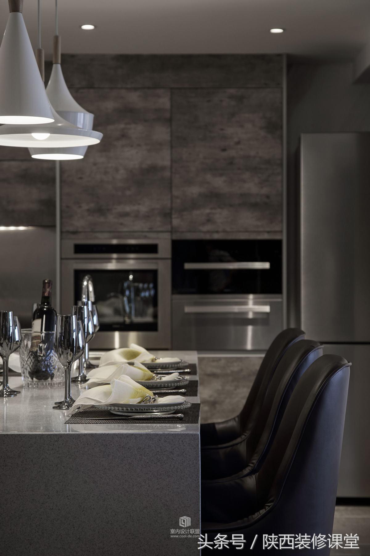 装修风格黑白灰两室两厅,黑白灰现代高级装修全屋搭配