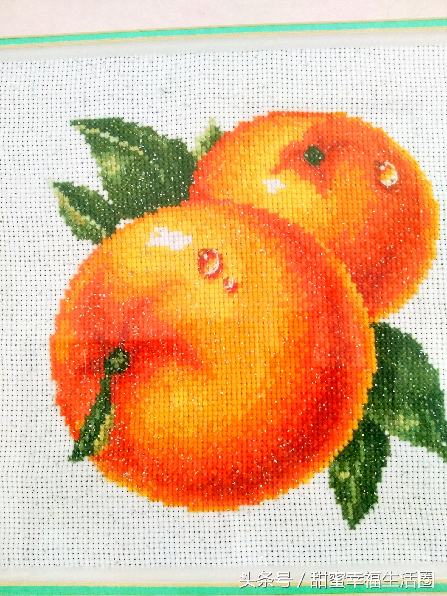 十字绣一针一线的艺术,十字绣一针一针的绣出一幅图