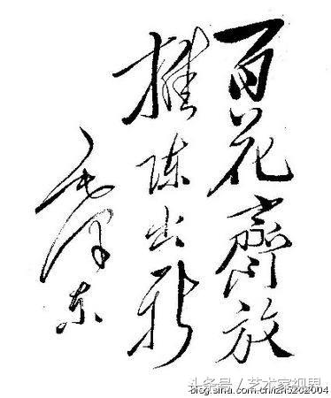 二十世纪最杰出的书法家之一——毛主席书法艺术品鉴