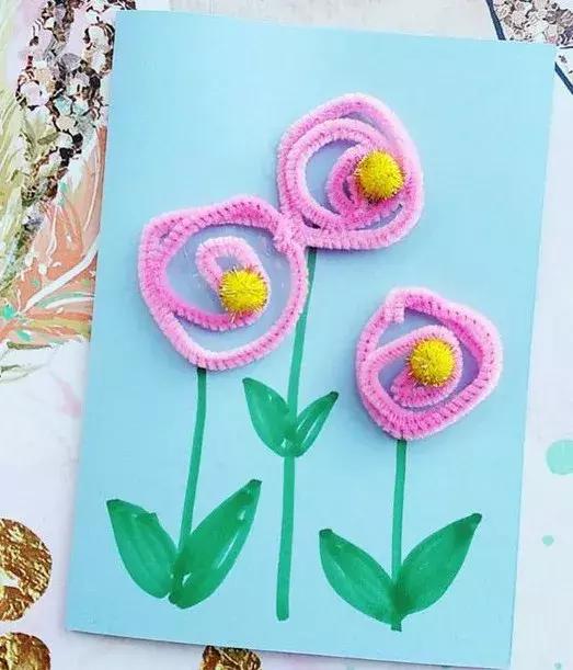 幼儿大班母亲节美术主题,关于母亲节的儿童创意美术