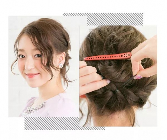 短发盘发简单好看教学视频,短发女生扎短发三股辫教程