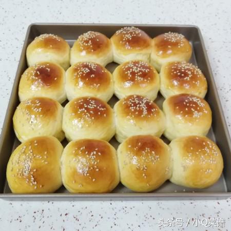 小餐包早餐松软推荐,一次发酵酸奶小餐包