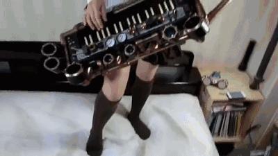 大写的服气日本小姐姐自制蒸汽朋克风作品