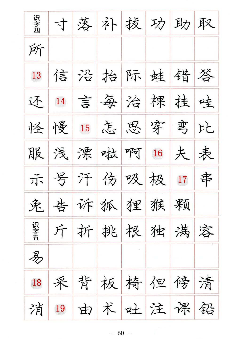 庞中华硬笔楷书系列字帖,庞中华硬笔楷书入门字帖