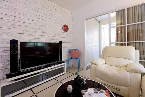 小户型2米7宽电视背景墙设计,小户型中式电视背景墙效果图