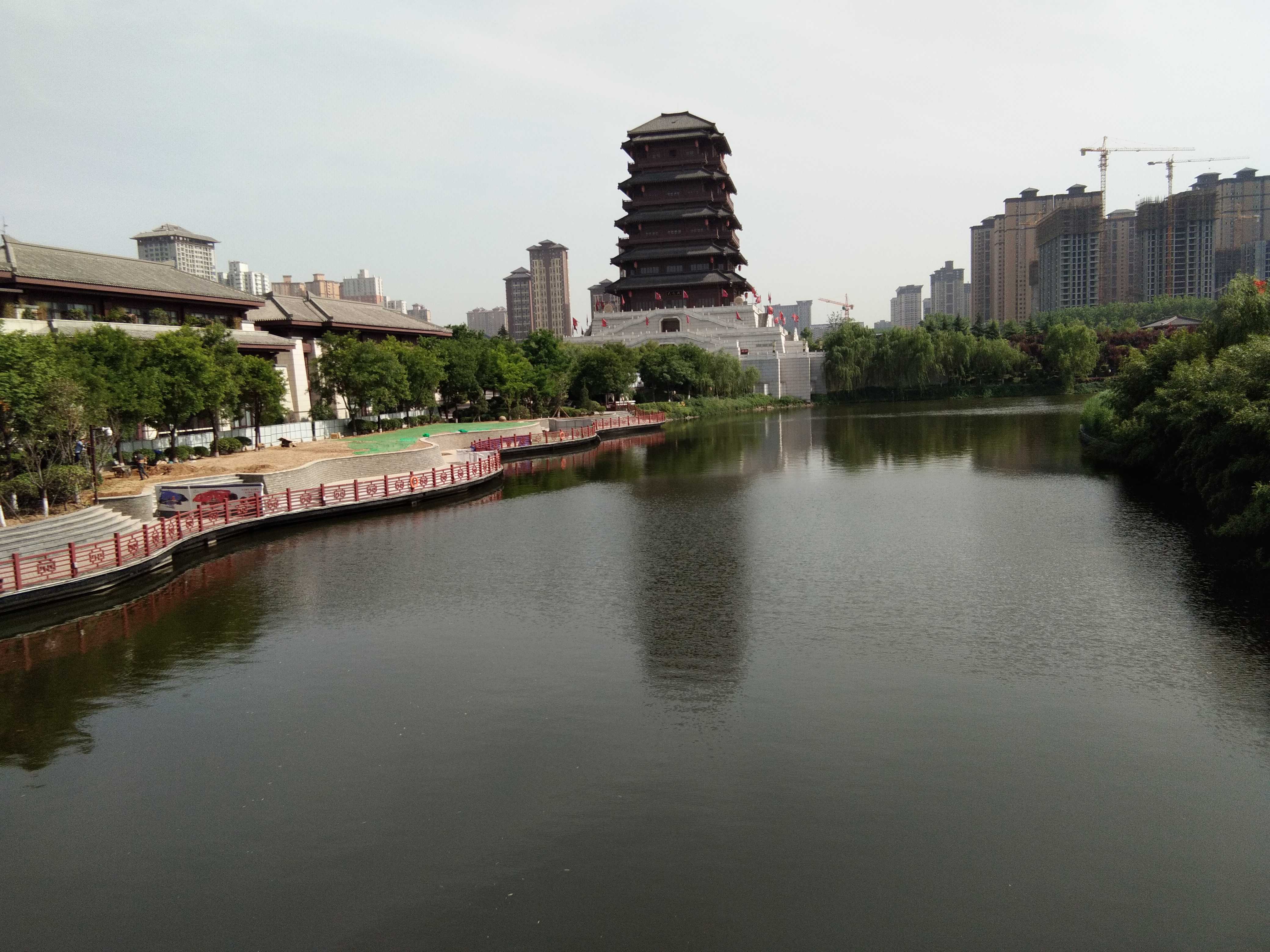 脚踏汉城湖公园全程!感受汉武辉煌!