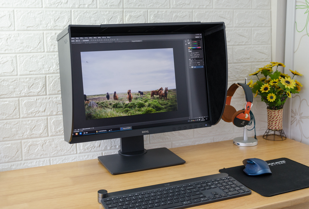 明基sw240显示器怎么设置,明基显示器sw240颜色饱和度过高