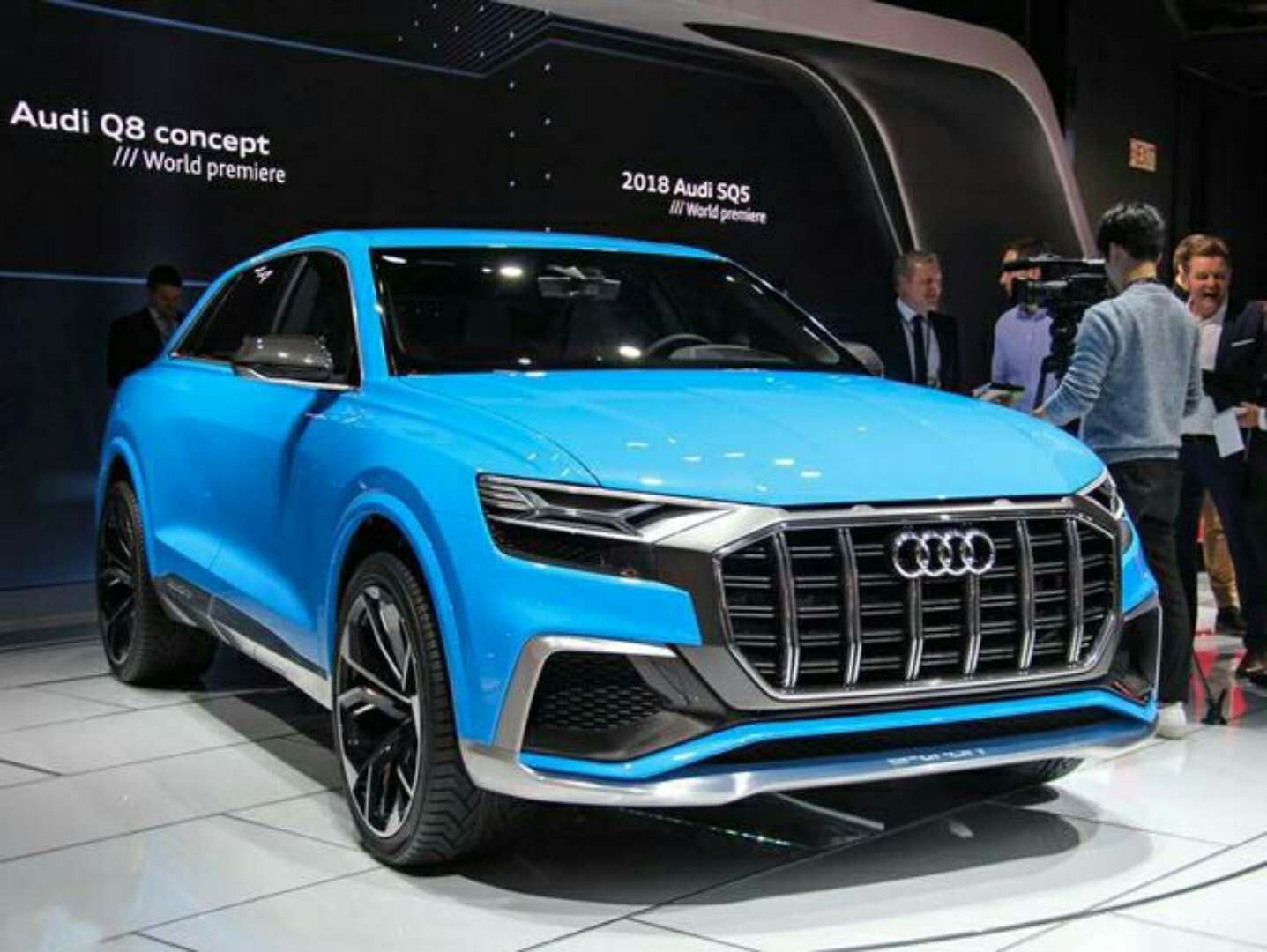 奥迪q8惊艳出场,奥迪q82024款落地多少钱