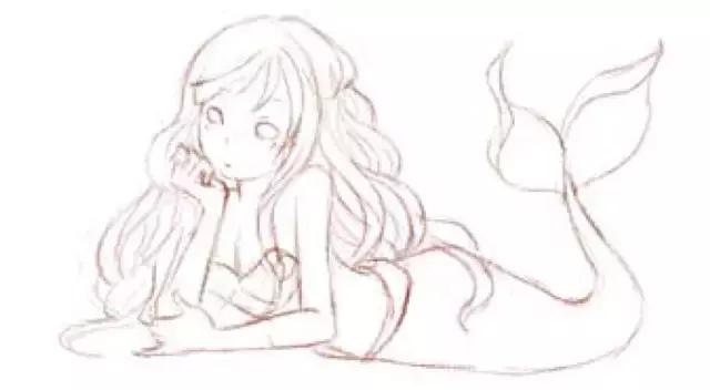 芭比娃娃怎么画美人鱼公主,美人鱼和美人鱼王子怎么画