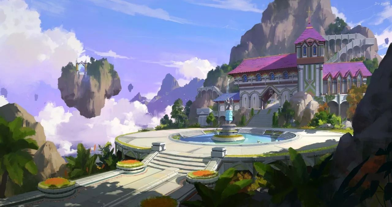 中式场景原画设计教程,国人插画师写实风格的插画欣赏