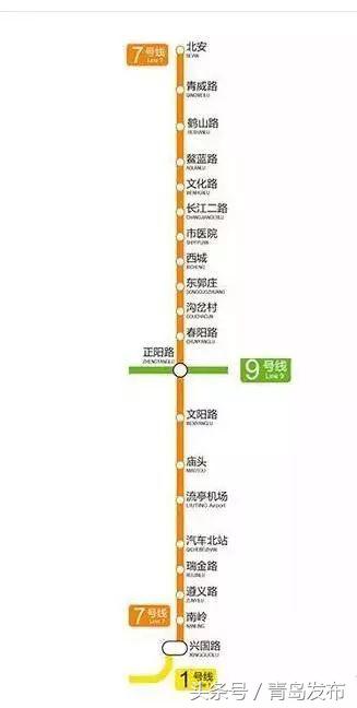 青岛市地铁16号线最新线路图,青岛西海岸地铁22号线最新线路图