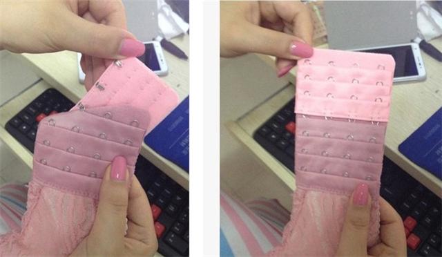 内衣后背调节扣太明显,内衣后背扣