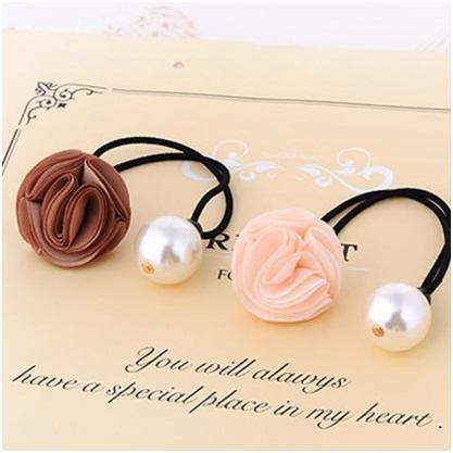 韩式清新头饰发圈,韩货随意凹造型精致发圈百搭发饰