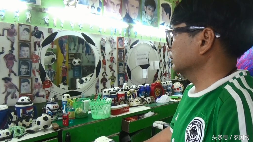 泰国理发老板娘,泰国理发小店