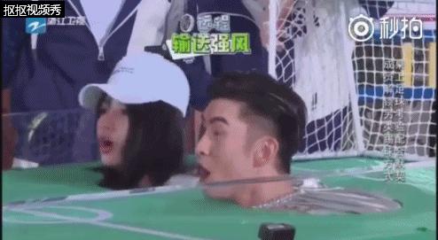 奔跑吧兄弟杨幂和baby吹足球,跑男中angelababy碰到黄晓明